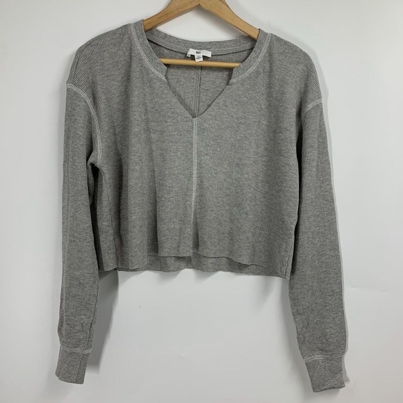 Nordstrom Tops - BP Nordstrom‎ Women's Organic Cotton V Neck Waffle Knit Long Sleeve Size M